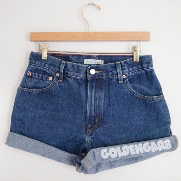 Vintage High Waisted Levi's Shorts ALL SIZES - Picture 2 of 2